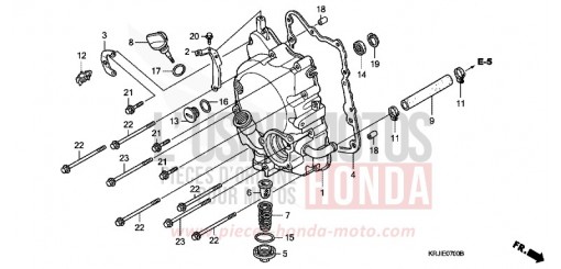 PANNEAU CARTER-MOTEUR D. (FES1253-5) (FES1503-5) FES1255 de 2005